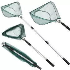 Fishing Landing Net,Aluminum Foldable Small Fish Net With Telescopic Pole Handle