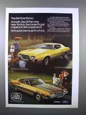 1972 Ford Gran Torino Ad - 2-door & 4-door Hardtop!