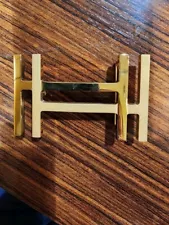 HERMÈS AU CARRE PERMABRASS BELT BUCKLE