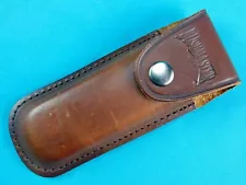 Brown Leather Sheath Scabbard Case for Bushmaster Folding Knife ..