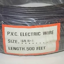 P.V.C. Electric Wire 500 ft. Will Refund Any Overage On What I Charge On Shipn