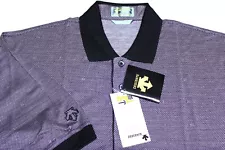 DESCENTE EGYPTIAN COTTON GOLF SHIRT--L--SUPER QUALITY & LOOK-UNWORN!--NEW!!TAGS!