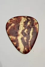 Vintage NICK LUCAS Deluxe Tortoise Shell Celluloid Guitar Pick Plectrum