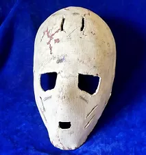 RARE Vintage 1960s/1970s Ice Hockey Goalie Original Mask Fiberglass No Straps