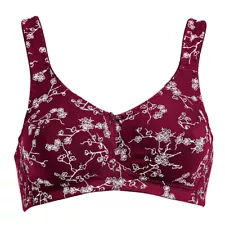 Plus Size Women's Bras Lightweight Lingerie Floral Sexy Brassiere Soft Large Bra