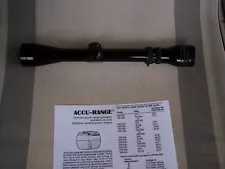 Redfield WideField 3-9x36mm Rifle Scope ~AccuRange~ MINT