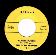 GARAGE-GOLD NUGGETS-NOODLE POODLE/GOLD DOLLAR-RHOMAN 4334