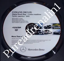 2007 MERCEDES BENZ GL320 GL450 GL550 NAVIGATION COMAND GPS NAV DISC CD DVD 2011 (For: 2007 Mercedes-Benz GL450)