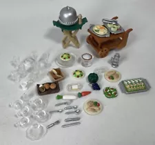 Sylvanian Families Food Kitchen & dining Room Accessories Bundle Spares