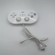 Nintendo Wii Classic Controller White RVL-005 OEM Official Tested Working