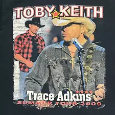 Toby Keith T Shirt Men Adult Black Country Music Concert Trace Adkins CH88