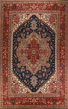 Heriz Serapi Splendor Hand-Knotted for Living Room Décor Large Rugs 12x18 ft