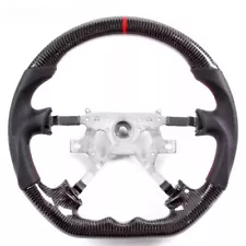 Real Carbon Fiber Steering Wheel Perforated For Nissan Patrol Y61 GR 1998-2016