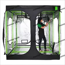 Grow Tent Indoor Grow 600D Tent Mylar Green Room 10'x10' x 7'H Hydroponic Plant