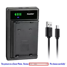 Kastar Battery USB Charger for Panasonic PV-215A PV-B18 PV-BP15 PV-BP17 VW-VBH1E