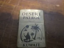 New Listingkuwait desert patrol zippo
