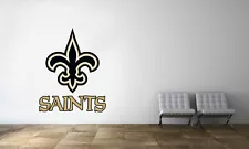 New Orleans Saints Logo Wall Decal NFL Football Decor Sport Vinyl Mural Sticker