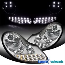 Fits 97-04 986 Porsche Boxster LED Signal Projector Headlights Lamps Pair