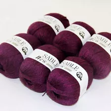 Sale 6X50gr Super Soft Pure High Cashmere Shawls Fine Hand Wool Crochet Yarn 33