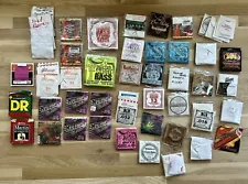 Huge lot of Vintage Gibson Fender Martin Earnie Ball Guitar Bass Strings NR