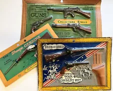 c1950s Marx Miniature 7 Cap Guns, New Old Stock! Civil war, Famous Guns & ...