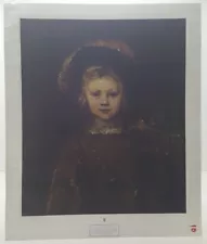 Vintage Lithograph Art Print Portrait of the Artist's son Titus Rembrandt