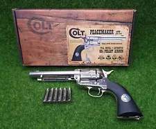 Umarex Colt Peacemaker SAA45 CO2 Pellet .177 Air Revolver, 6-Shot - 2254051