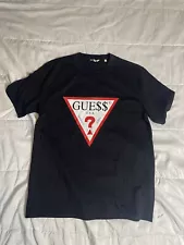 Guess X ASAP Rocky RARE Limited Black T-Shirt Oversize Men’s Size Medium