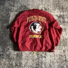 Vintage Florida State Seminoles Men's Windbreaker Jacket Size Large FSU 90s Y2K