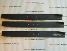 New Old stock 1738742 Bolens Mower Deck Blades for 60'' Deck 173-8742 Eliminator