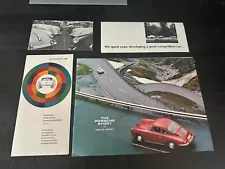 1964 1965 Porsche 356 C SC 356C Brochure Color Chart Facts Purdy Original