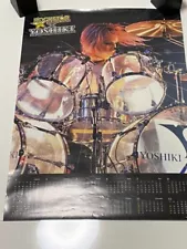 Yoshiki energy drink calendar poster not for sale