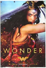 Wonder Woman 2017 DC Comics Double Sided Original Movie Poster 27" x 40"