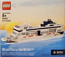 LEGO 40318 MSC Cruise Ship Exclusive Set NEW Sealed Box. Rare.