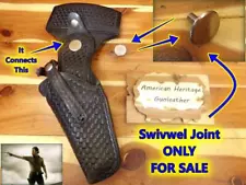 Stainless Steel T-Post Swivel Joint Part - Rick Grimes Walking Dead Gun Holster