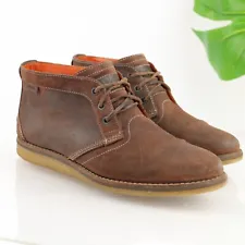 Wolverine Men's Julian Crepe Chukka Boot Size 9 Dark Brown Suede Lace Up Comfy