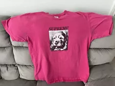 Supreme FW18 Remember Your Friends Dog Graphic T-Shirt Large