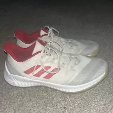 Adidas James Harden B/E 2 White Red Basketball Shoes Size 10.5 Low Top