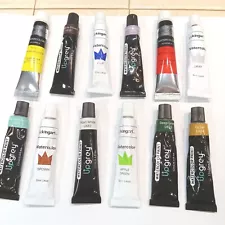 ð¥ Watercolor Paint 12 Tubes Lot, "Kingart" "Master's Touch" "Upgrey" Brands #3