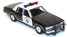 Loose Greenlight 1/64 Scale 1989 Chevy Caprice black/white RR's