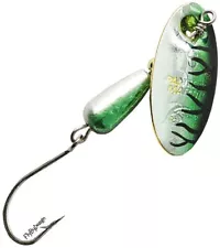 Panther Martin Single Hook Holographic Green & White Tiger 1/4 oz