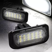 For 2001-2007 Mercedes Benz C-Class Sedan License Plate White 18-SMD LED Lights (For: 2007 Mercedes-Benz)