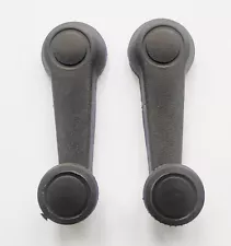 For VW Vanagon Rabbit Cabrio Porsche Bus Left Right Window Crank Handle 1Pair (For: 1983 Volkswagen Rabbit GTI)