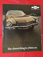 1971 CHEVROLET "CAMARO" Car Dealer Sales Brochure