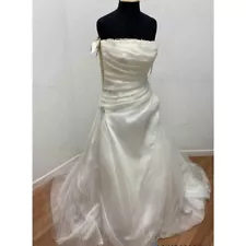 Pronovias Barcelona Estocolmo Mel Tulle Marfil Wedding Dress Sz 10