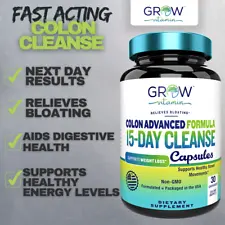 FAST ACTING Colon 15 Day Quick Cleanse - Supports Detox & Increased Energy