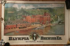 Olympia Brewery Poster Washington Tumwater Capital Brewing Co