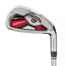 Men's Wilson Staff D300 SL Iron Set - 7 Piece - Steel - 5-PW,GW - RH UF S