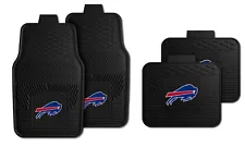 Buffalo Bills Heavy Duty NFL Floor Mats 2 & 4 pc Sets for Cars Trucks & SUV's