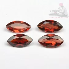 10x5mm Marquise Natural Red Garnet Cut Loose Gemstone for sale 5-100 pcs